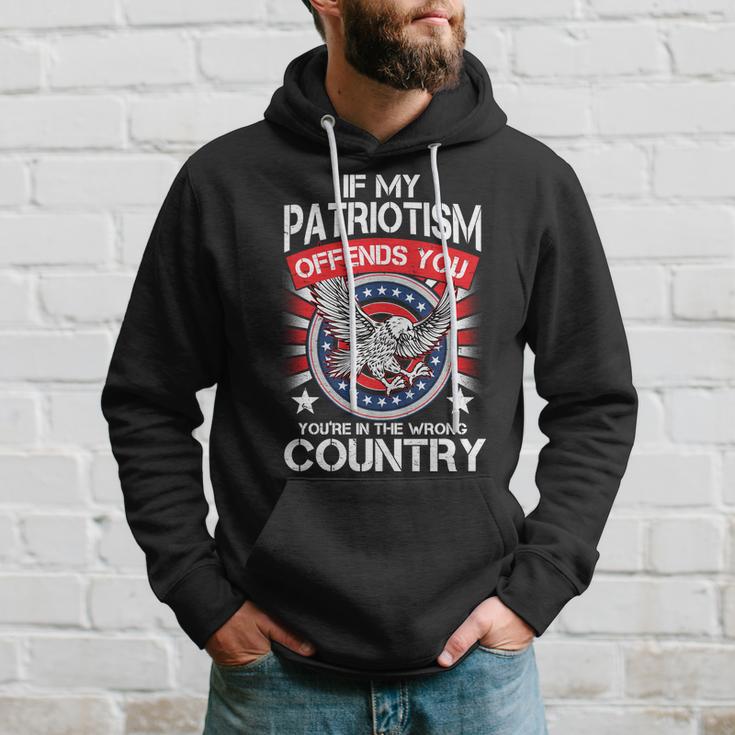 If My Patriotism Offends You Youre In The Wrong Country Tshirt Hoodie Gifts for Him