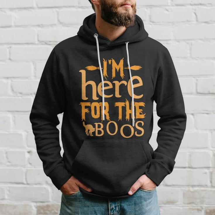 Im Here For The Boos Halloween Quote Hoodie Gifts for Him