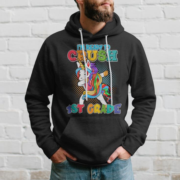 Im Ready To Crush 1St Grade Unicorn Back To School Hoodie Gifts for Him