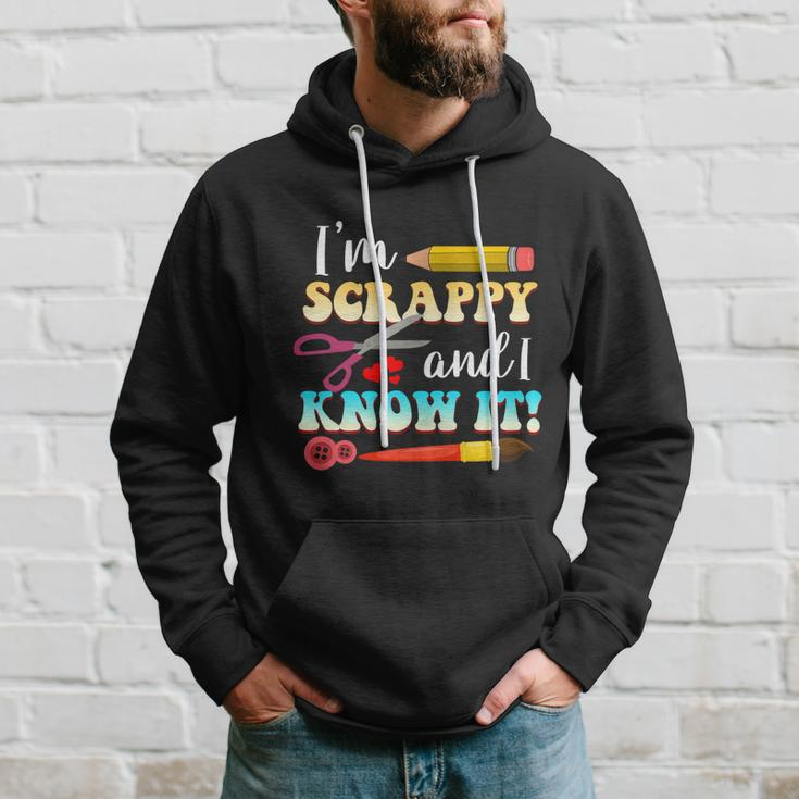 Im Scrappy And I Know It Scrapbook Scrapbook Gift Hoodie Gifts for Him