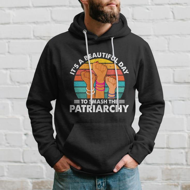 Its A Beautiful Day To Smash The Patriarchy Feminism Women Hoodie Gifts for Him