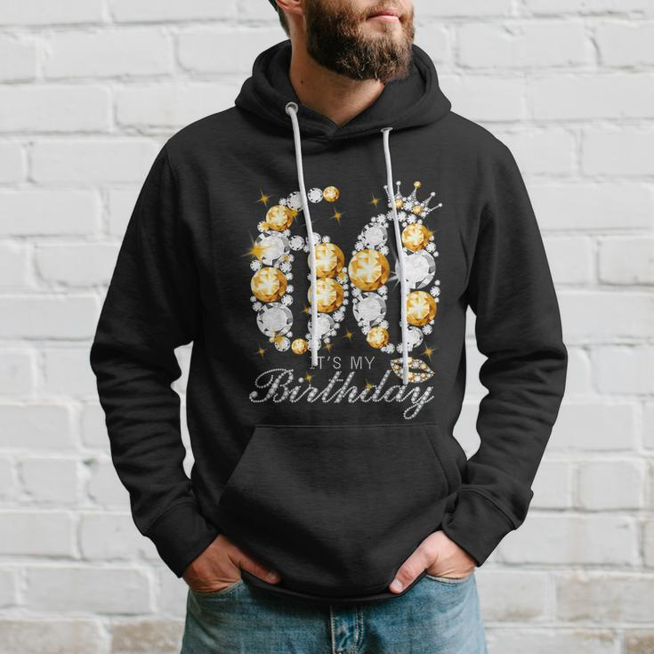 Its My 60Th Birthday Queen 60 Years Old Shoes Crown Diamond Hoodie Gifts for Him