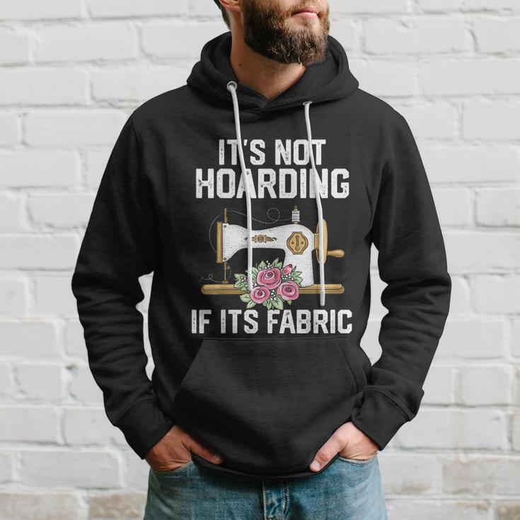 Its Not Hoarding If Its Fabric Funny Quilter Quilt Quilting Hoodie Gifts for Him