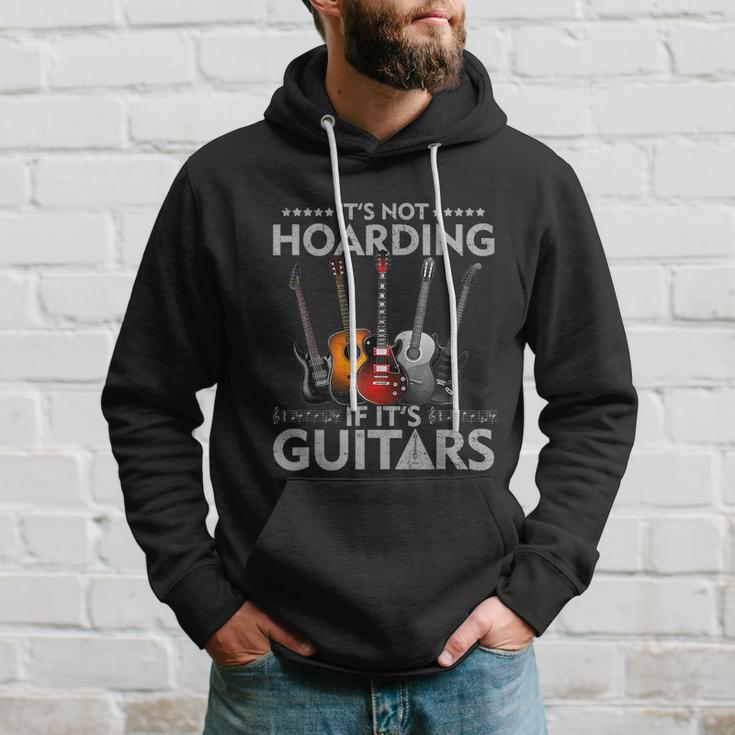 Its Not Hoarding If Its Guitars Vintage Hoodie Gifts for Him