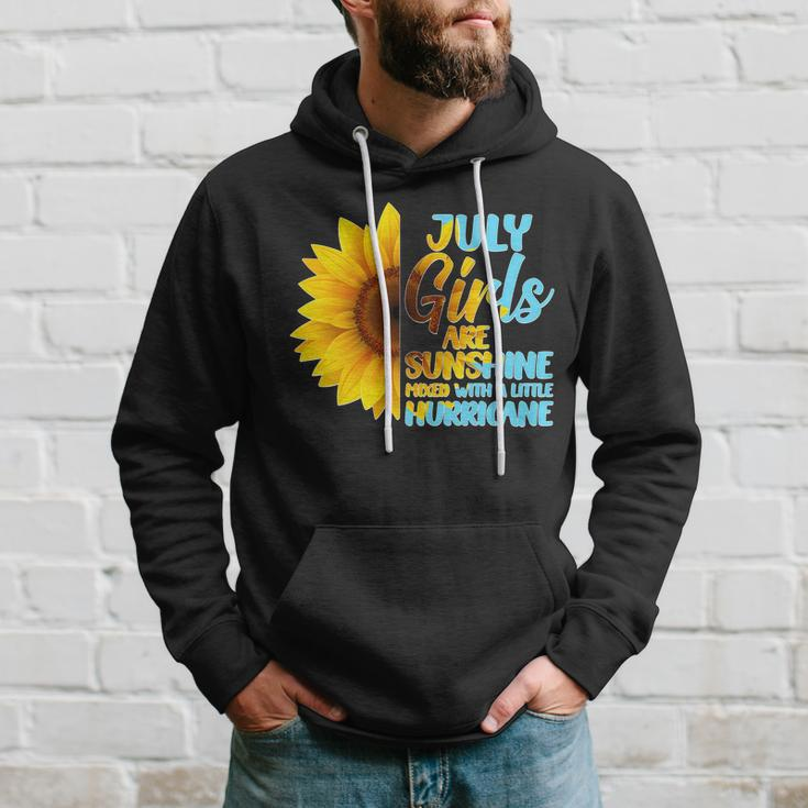 July Girls Are Sunshine Mixed With A Little Hurricane Hoodie Gifts for Him