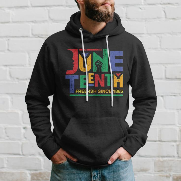 Juneteenth Free-Ish Since 1865 African Color Tshirt Hoodie Gifts for Him