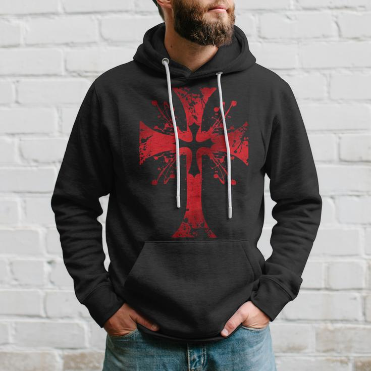Knight TemplarShirt - The Warrior Of God Bloodstained Cross - Knight Templar Store Hoodie Gifts for Him