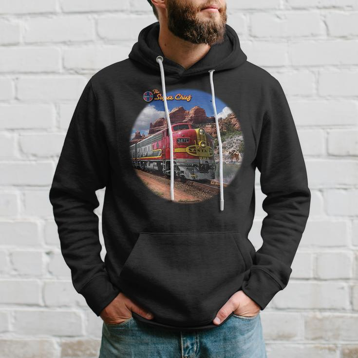 Larry Grossman - Super Chief Train Hoodie Gifts for Him