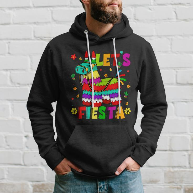 Lets Fiesta Cinco De Mayo Mexican Party Mexico Donkey Pinata Hoodie Gifts for Him