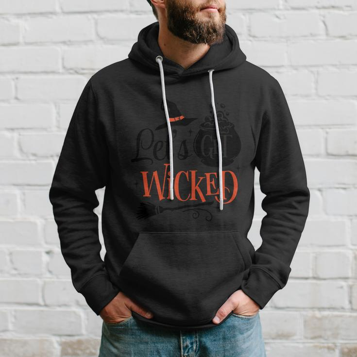 Lets Get Wicked Halloween Quote Hoodie Gifts for Him