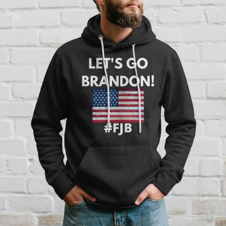 Lets Go Brandon Fjb American Flag Hoodie Gifts for Him