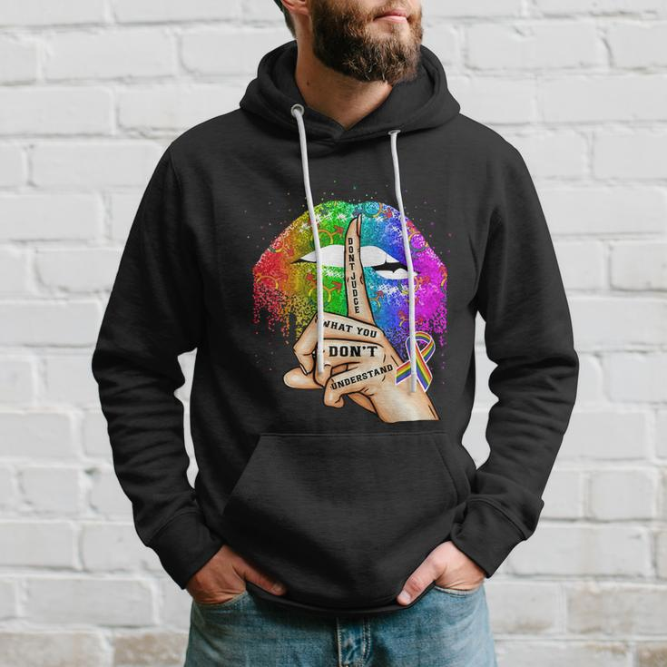 Lgbt Pride Dont Judge What You Dont Understand Hoodie Gifts for Him
