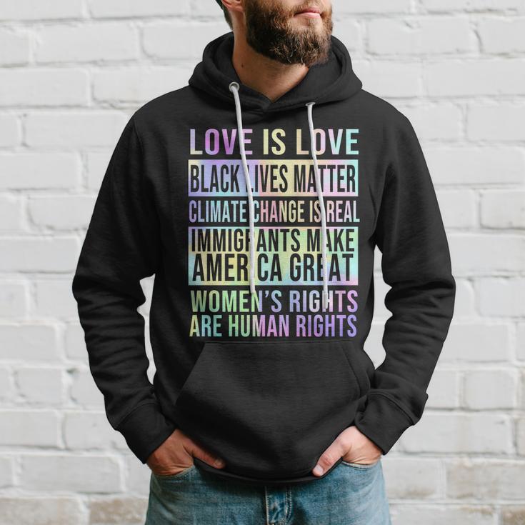 Love Is Love Black Lives Matter Hoodie Gifts for Him