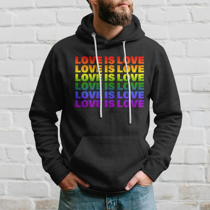 Love Is Love Lgbtq Rainbow Hoodie Gifts for Him