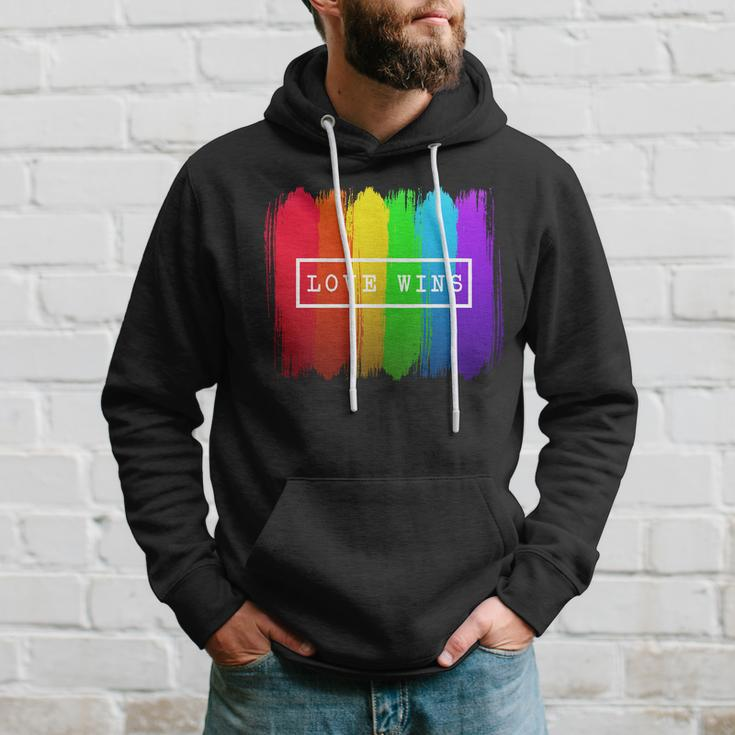 Love Wins Flag Hoodie Gifts for Him