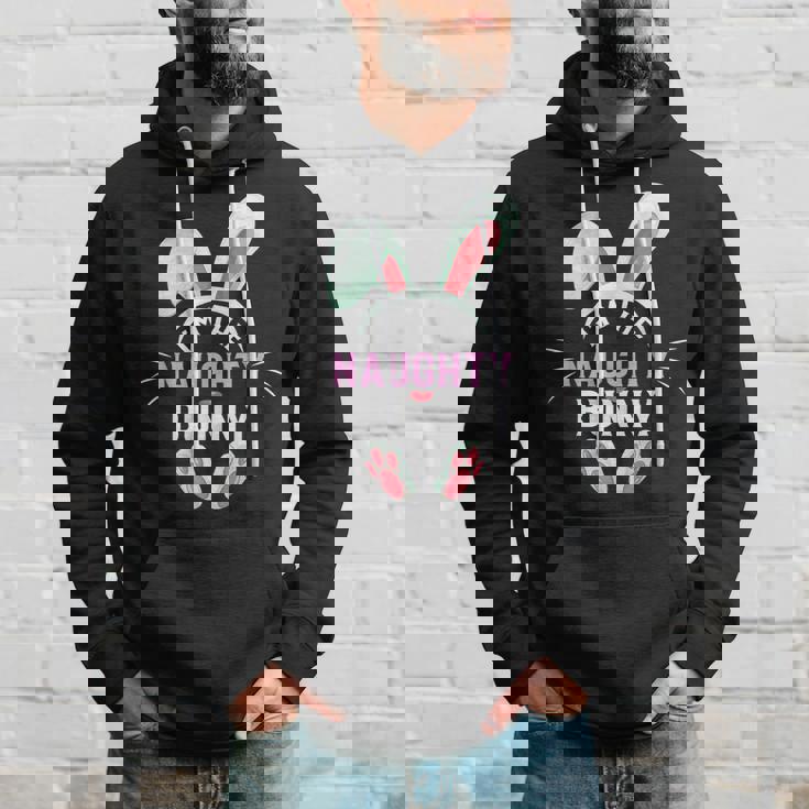 Matching Easter Party Graphic Im The Naughty Bunny Men Hoodie Gifts for Him