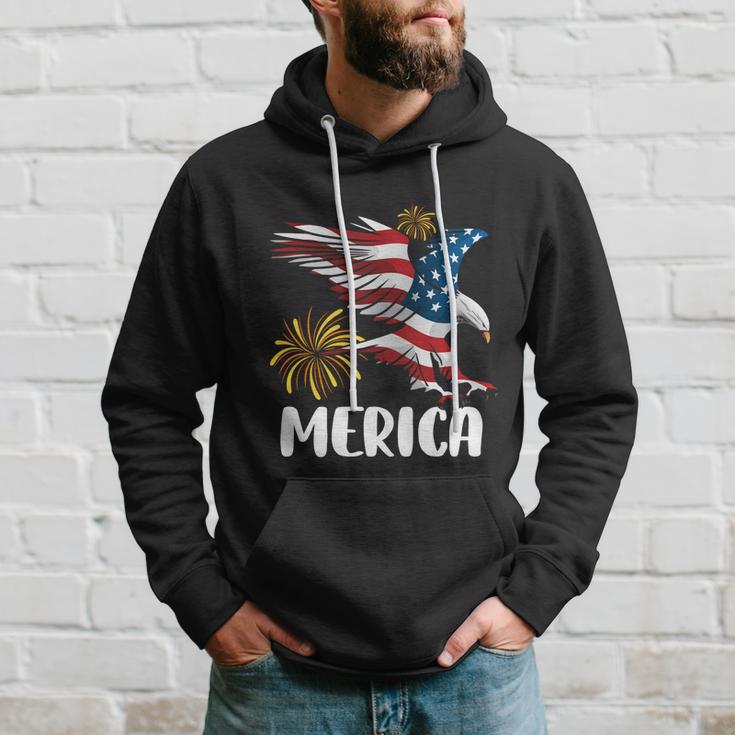 Merica Bald Eagle Mullet Cute Funny Gift 4Th Of July American Flag Meaningful Gi Hoodie Gifts for Him