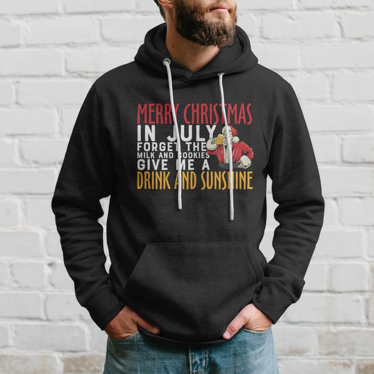 Milk Cookies Give Me Christmas In July Hoodie Gifts for Him