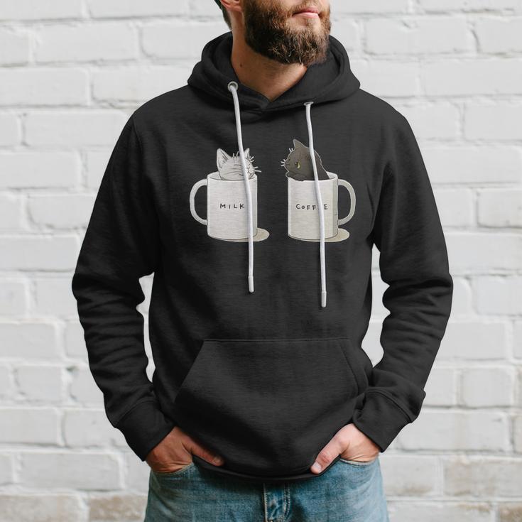 Milk N Coffee Kitties Hoodie Gifts for Him