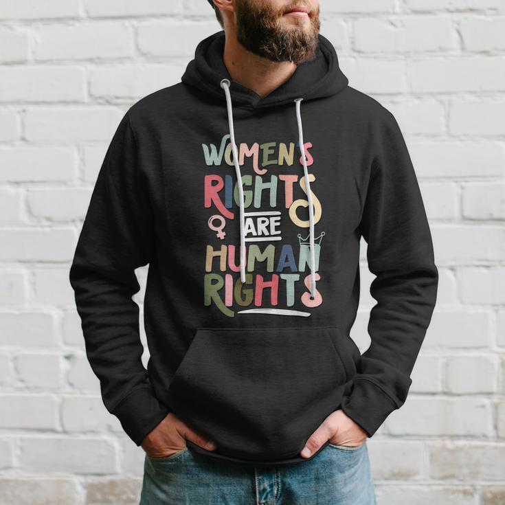 Mind Your Uterus Feminist Womens Rights Are Human Rights Hoodie Gifts for Him