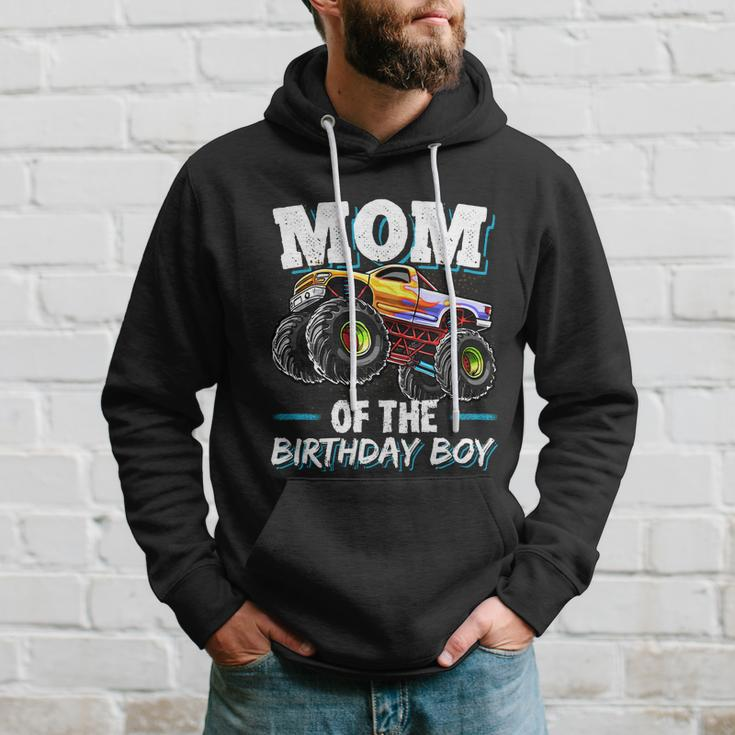 Mom Of The Birthday Boy Monster Truck Birthday Novelty Gift Hoodie Gifts for Him