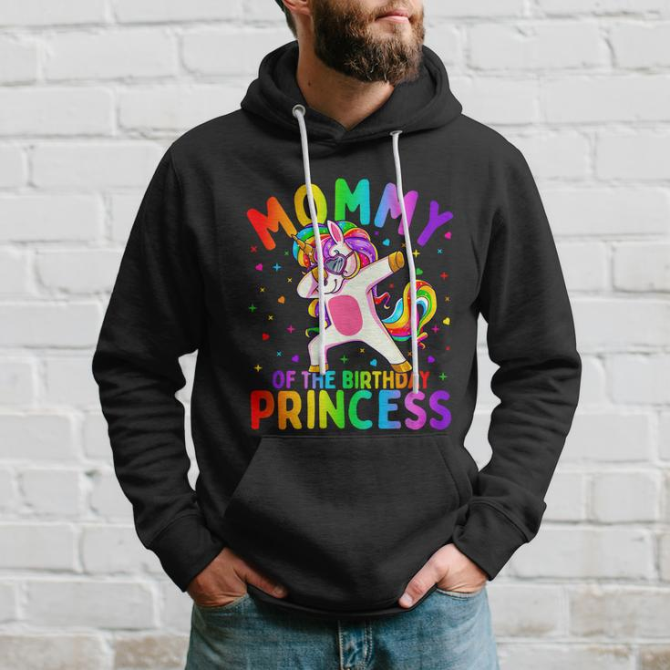 Mommy Of The Birthday Princess Girl Cool Gift Dabbing Unicorn Mom Gift Hoodie Gifts for Him