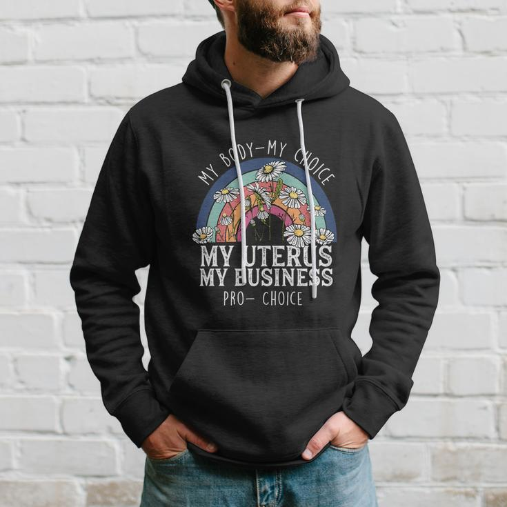 My Body Choice Mind Your Own Uterus Shirt Floral V2 Hoodie Gifts for Him