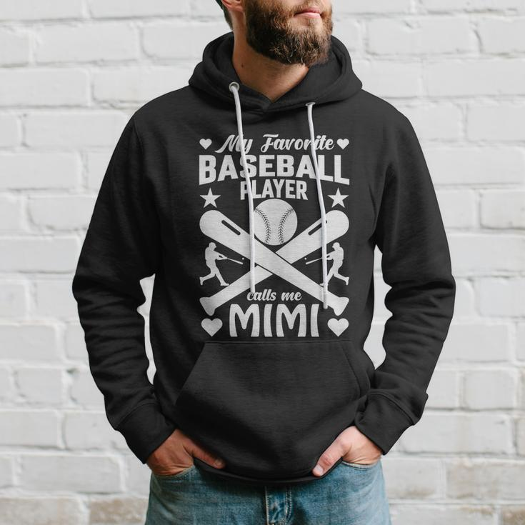 My Favorite Baseball Player Calls Me Mimi Hoodie Gifts for Him