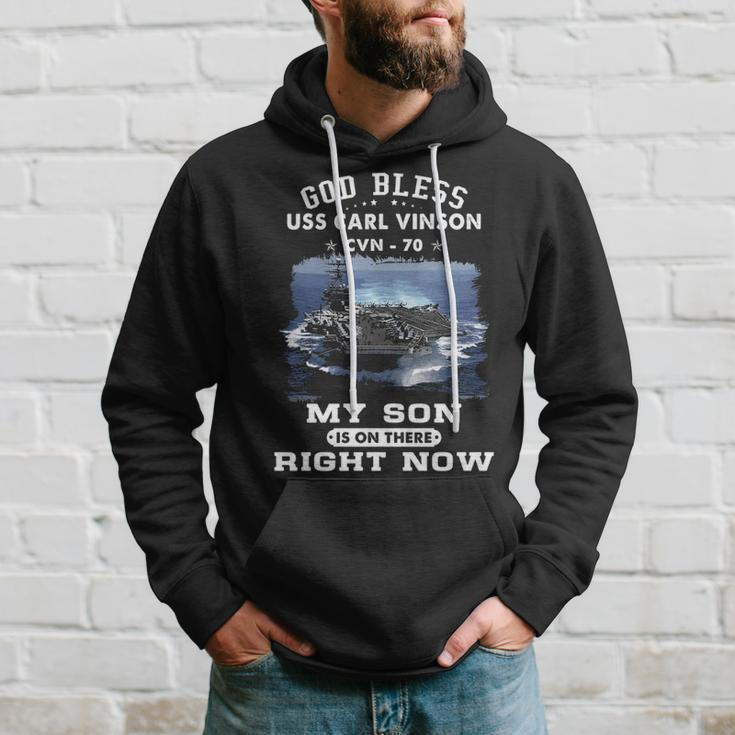 My Son Is On Uss Carl Vinson Cvn Hoodie Gifts for Him