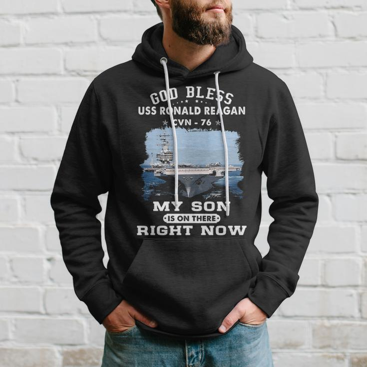 My Son Is On Uss Ronald Reagan Cvn Hoodie Gifts for Him