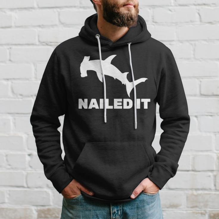 Nailed It Hammerhead Shark Hoodie Gifts for Him