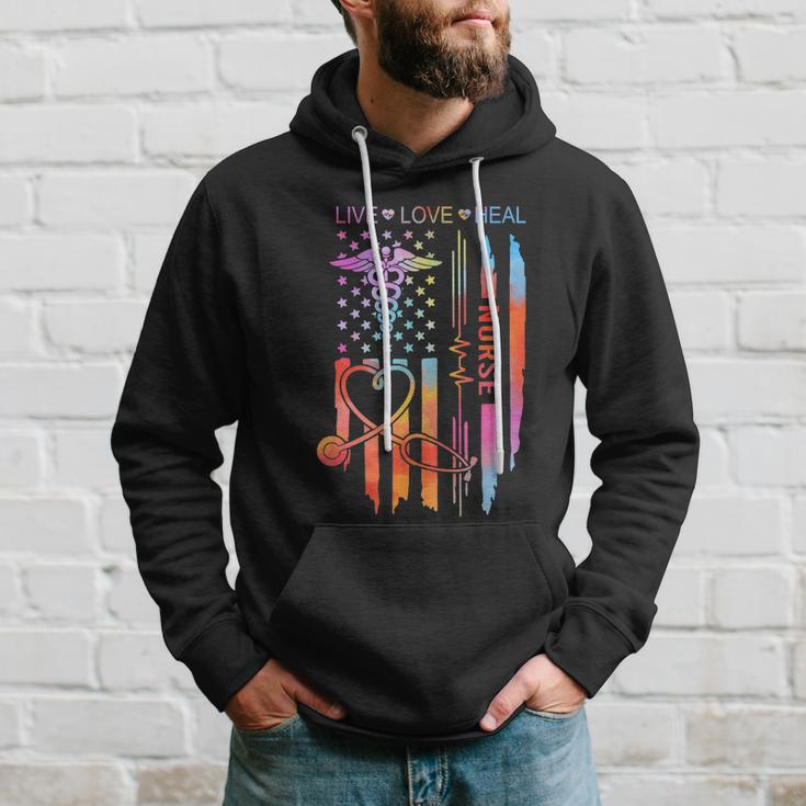 Nurse Graduation Nurse Week Nurse Us Flag Nurse Day Hoodie Gifts for Him