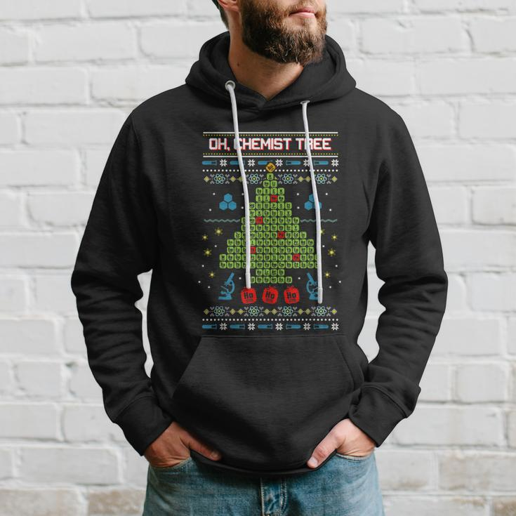 Oh Chemist Tree Chemistry Tree Christmas Science Hoodie Gifts for Him