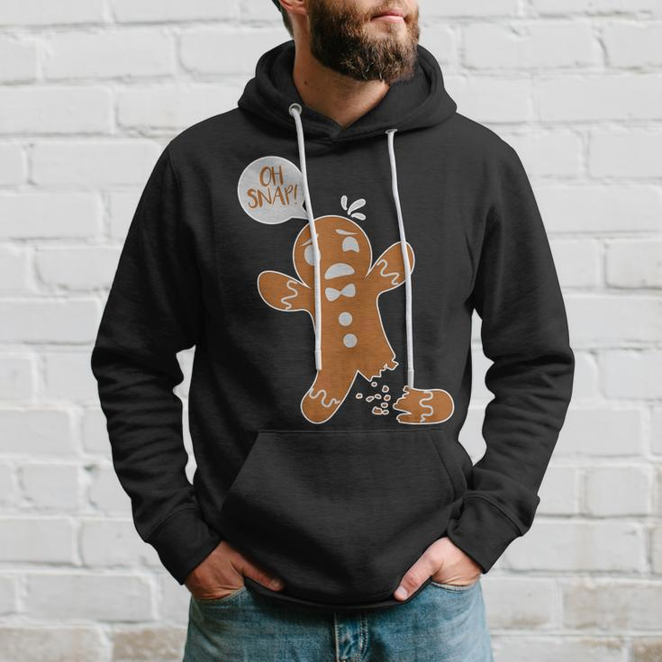 Oh Snap Funny Gingerbread Christmas Hoodie Gifts for Him