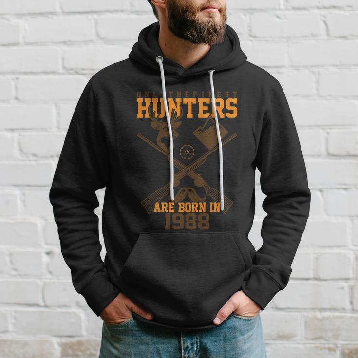 Only The Finest Hunters Are Born In 1988 Halloween Quote Hoodie Gifts for Him
