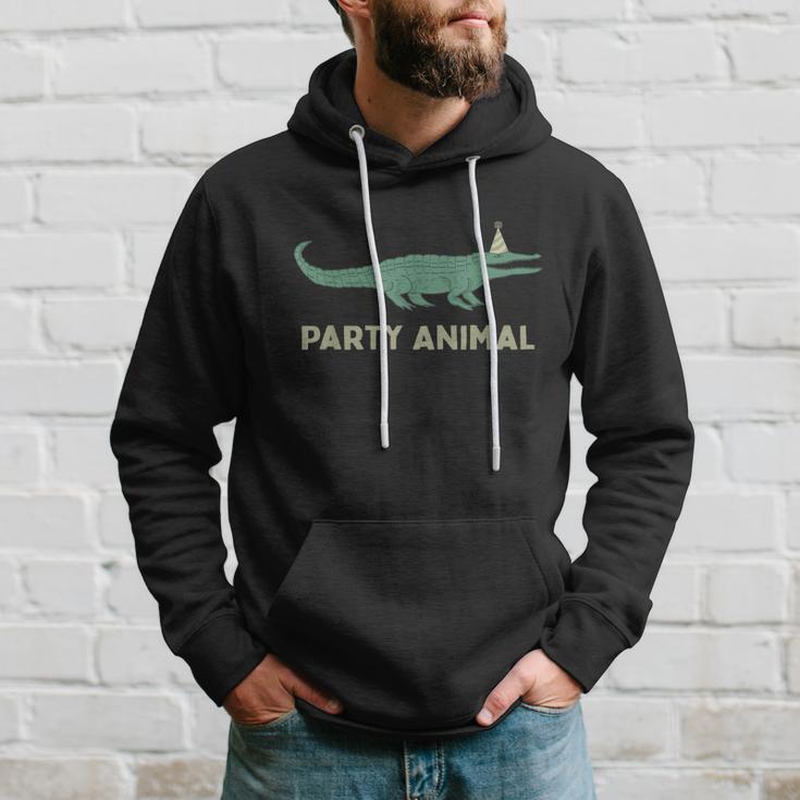 Party Animal Alligator Birthday Alligator Birthday Hoodie Gifts for Him