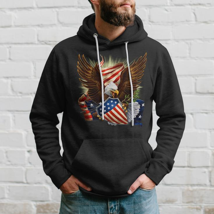 Patriot Eagle American Shield Tshirt Hoodie Gifts for Him