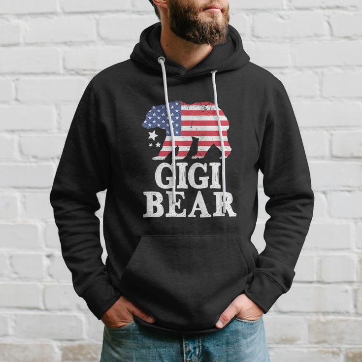 Patriotic Flag Matching Family 4Th Of July Gigi Bear Hoodie Gifts for Him