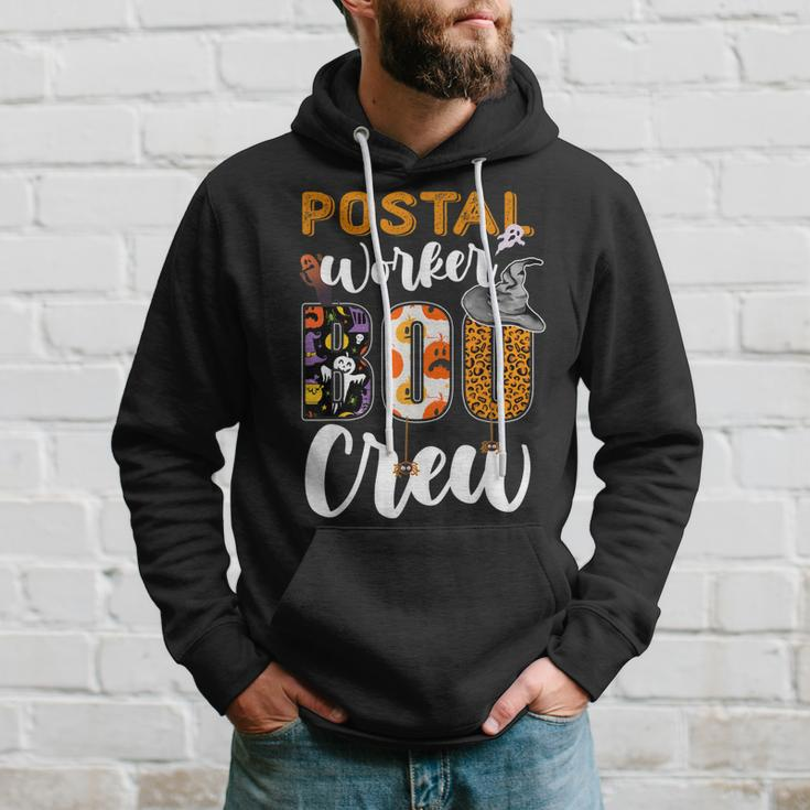 Postal Worker Boo Crew Funny Halloween Technician Matching Hoodie Gifts for Him