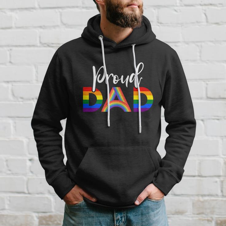 Proud Dad Lgbt Gay Pride Month Lgbtq Parent Funny Gift Hoodie Gifts for Him