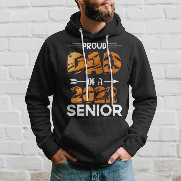 Proud Dad Of A 2022 Senior Tiger Print Men Hoodie Gifts for Him