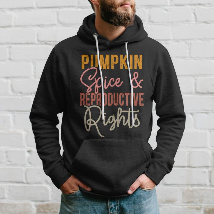 Pumpkin Spice And Reproductive Rights Feminist Rights Gift Hoodie Gifts for Him