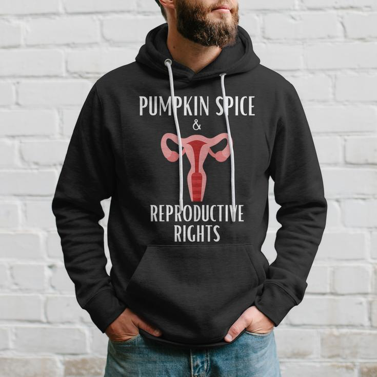 Pumpkin Spice And Reproductive Rights Pro Choice Feminist Great Gift Hoodie Gifts for Him
