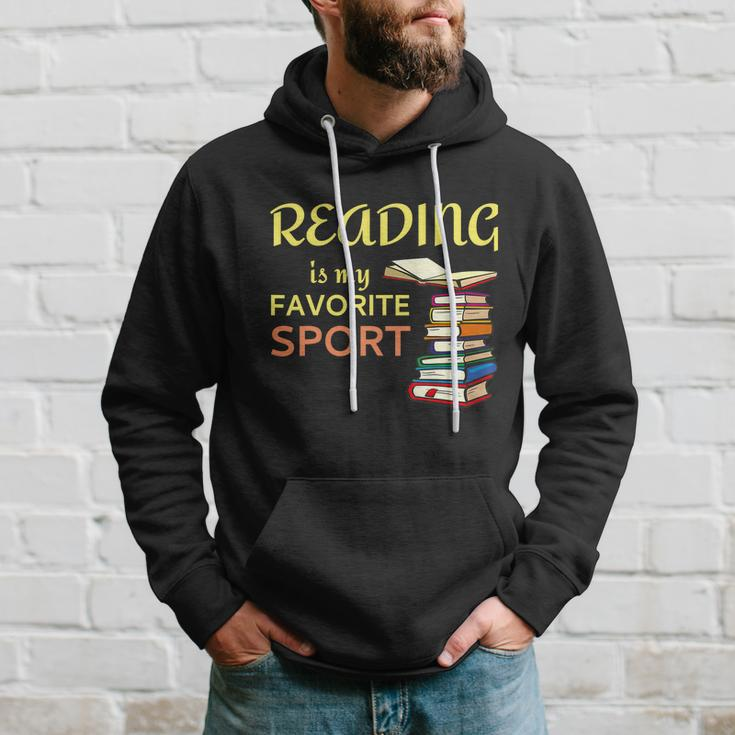 Reading Is My Favorite Sport A Cute And Funny Gift For Bookworm Book Lovers Book Hoodie Gifts for Him