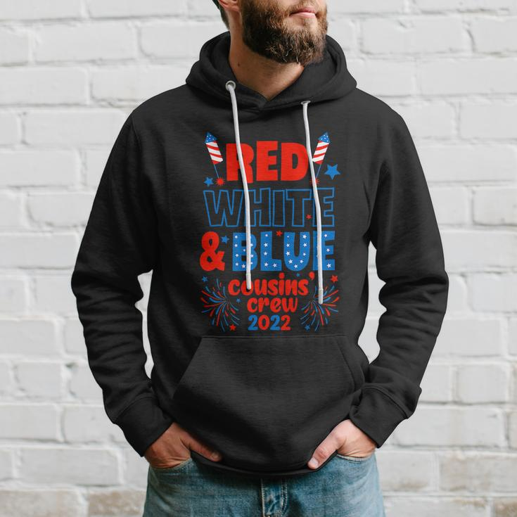 Red White & Blue Cousin Crew 2022 Cousin Crew 4Th Of July Hoodie Gifts for Him