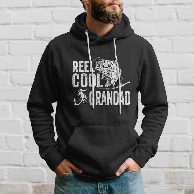 Reel Cool Grandad Fishing Funny Fathers Day Hoodie Gifts for Him