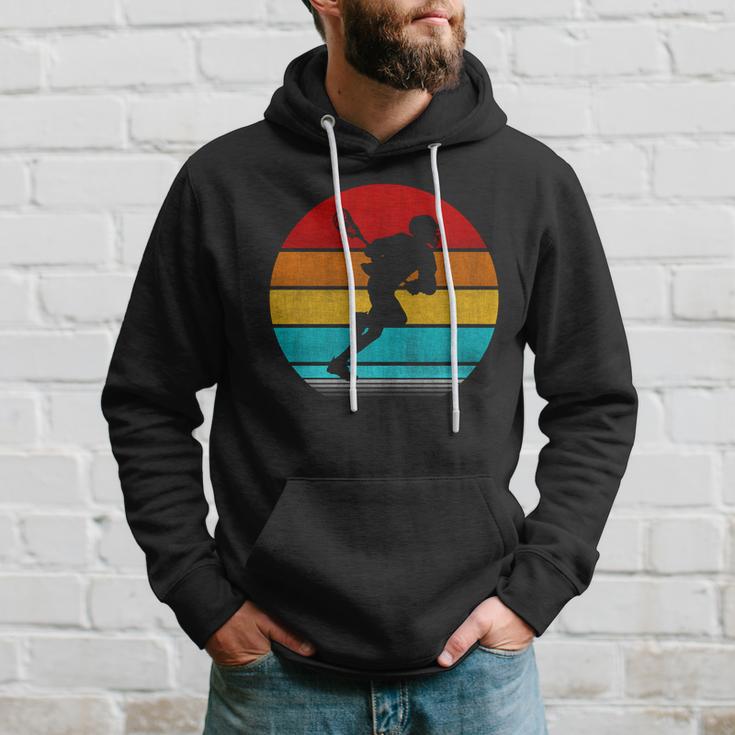 Retro Vintage Lacrosse Hoodie Gifts for Him