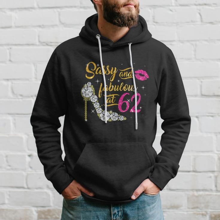 Sassy And Fabulous At 62 Years Old 62Nd Birthday Shoe Lip Hoodie Gifts for Him