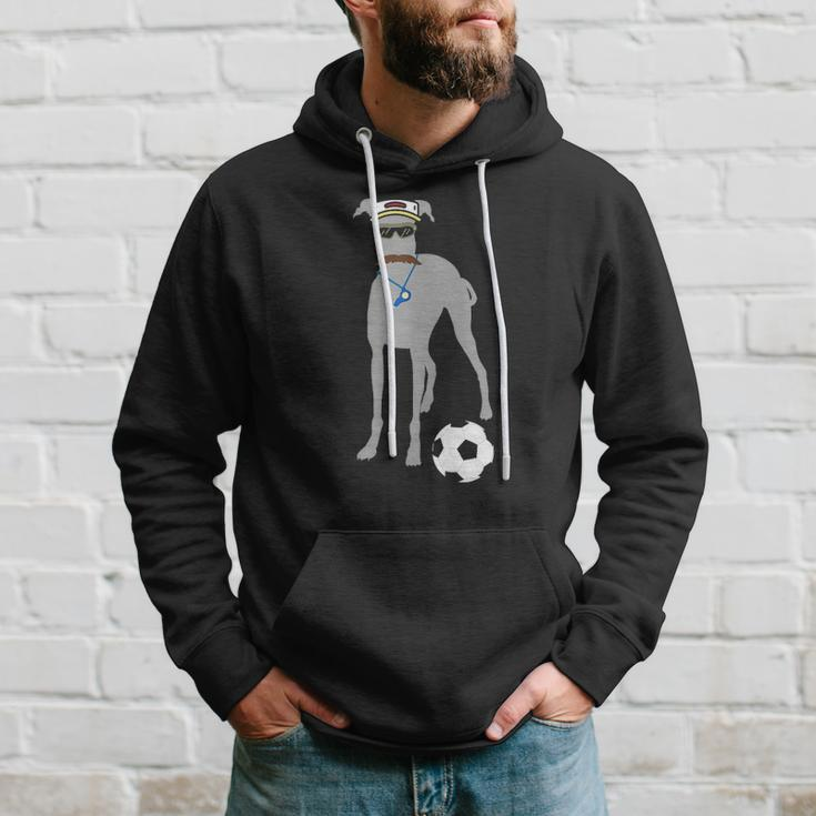 Soccer Gift Idea Fans- Sporty Dog Coach Hound Hoodie Gifts for Him