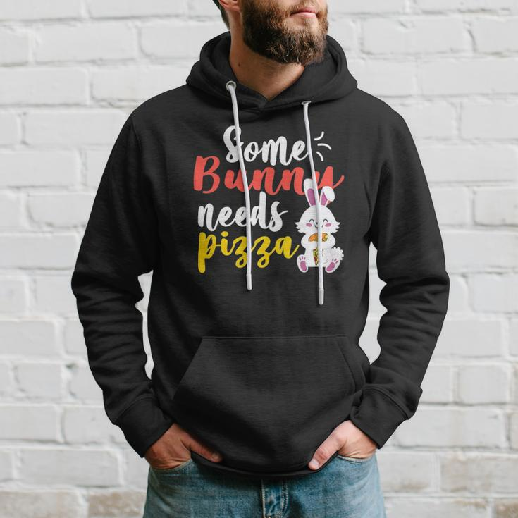Some Bunny Needs Pizza Funny Easter Day Pizza Day Hoodie Gifts for Him